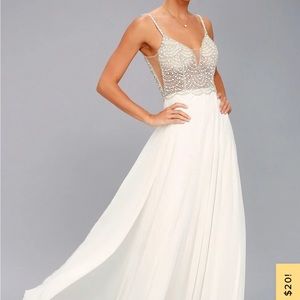 Lulus wedding dress